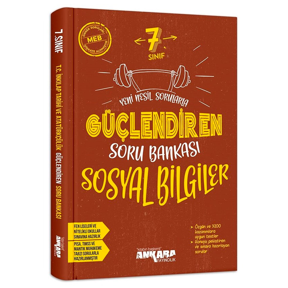 Ankara Yayınları 7. Sınıf Sosyal Bilgiler Güçlendiren Soru Bankası 2020-2021