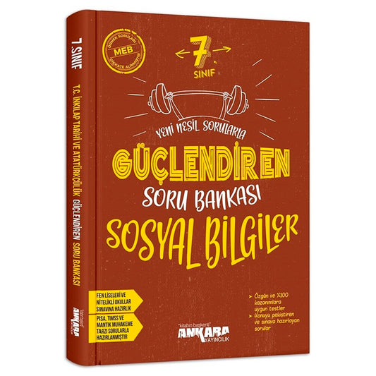 Ankara Yayınları 7. Sınıf Sosyal Bilgiler Güçlendiren Soru Bankası 2020-2021