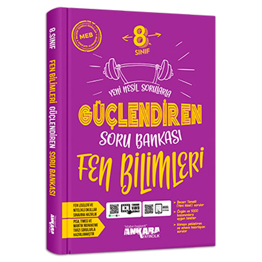 Ankara Yayınları 8. Sınıf Fen Bilimleri Güçlendiren Soru Bankası