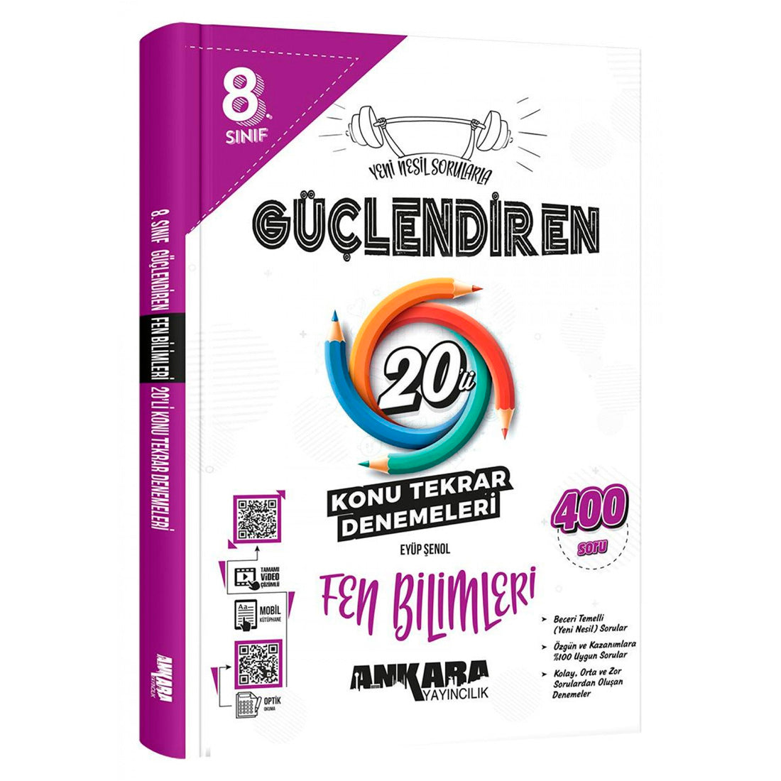 Ankara Yayınları Ortaokul 8.Sınıf Güçlendiren Fen Bilimleri 20 Li Konu Tarama Denemesi Test Kitabı