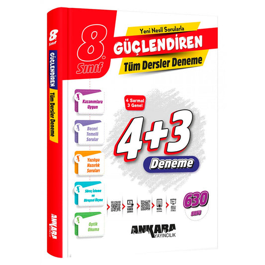 Ankara Yayınları 8. Sınıf Güçlendiren Tüm Dersler Denemeleri