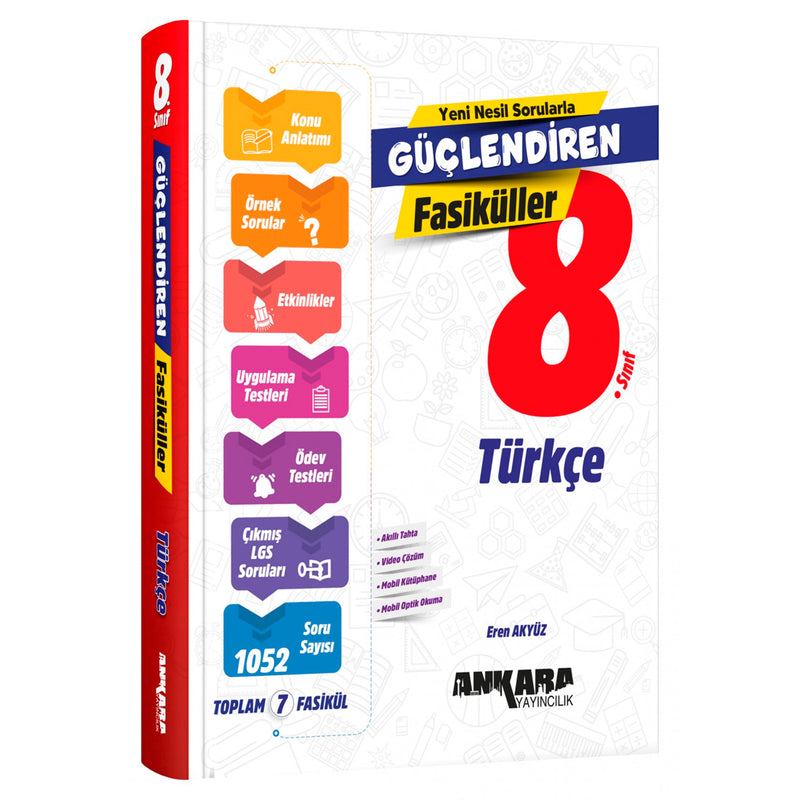 Ankara Yayınları 8. Sınıf Güçlendiren Türkçe Fasikül Set