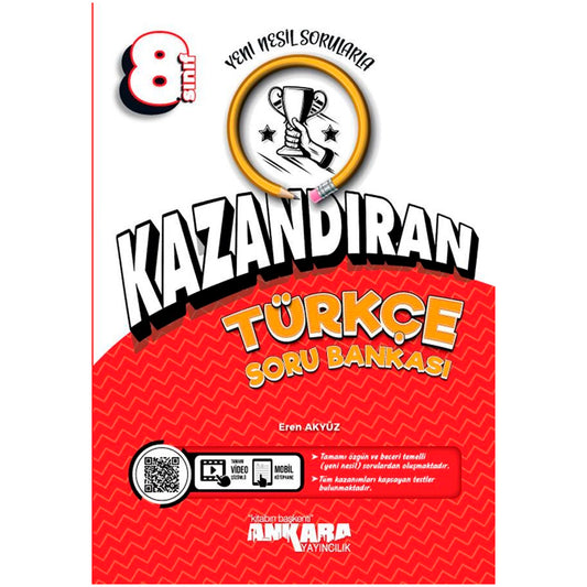 Ankara Yayınları  8. Sınıf Kazandıran Türkçe Soru Bankası