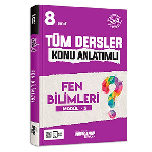 Ankara Yayınları 8. Sınıf Tüm Dersler Konu Anlatımlı Fen Bilimleri Modül 3