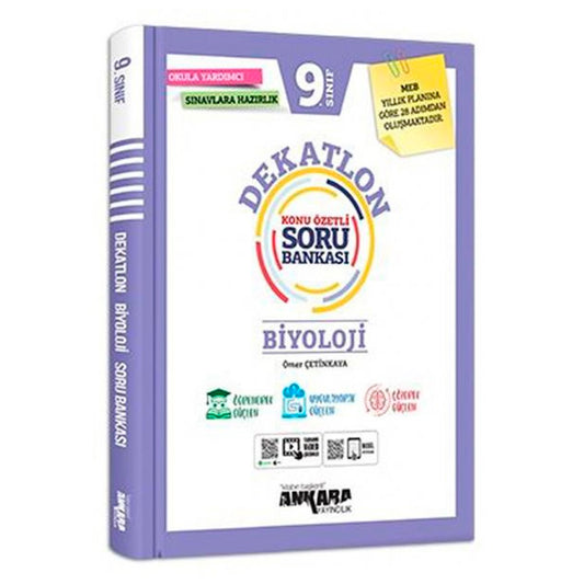 Ankara Yayınları 9. Sınıf Biyoloji Dekatlon Soru Bankası