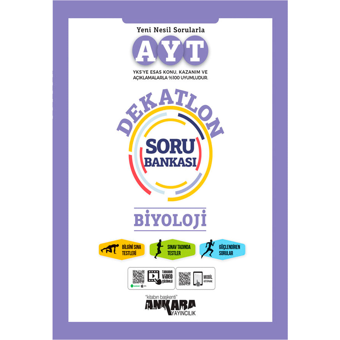 Ankara Yayınları AYT Biyoloji Dekatlon Soru Bankası
