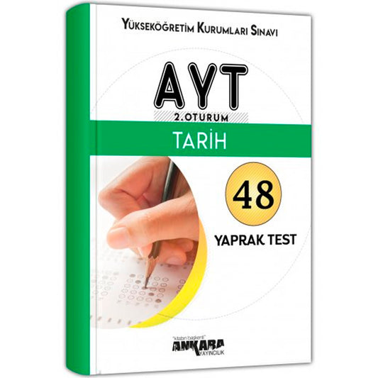 Ankara Yayınları AYT Tarih 48 Yaprak Test