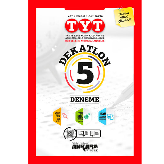 Ankara Yayınları TYT Dekatlon 5 Deneme
