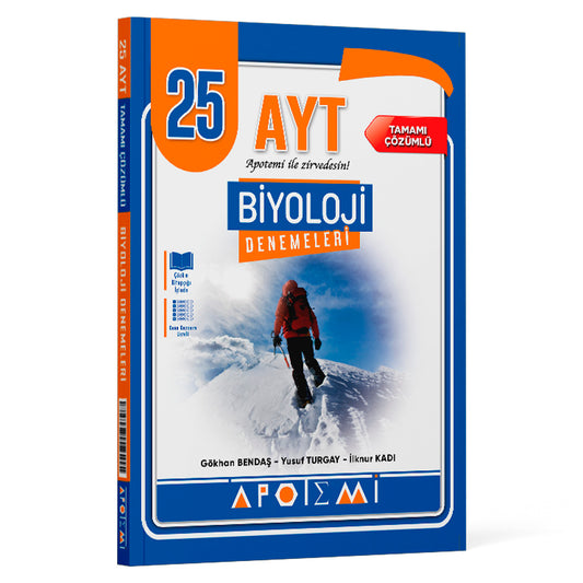 Apotemi Yayınları AYT 25'li Biyoloji Denemeleri