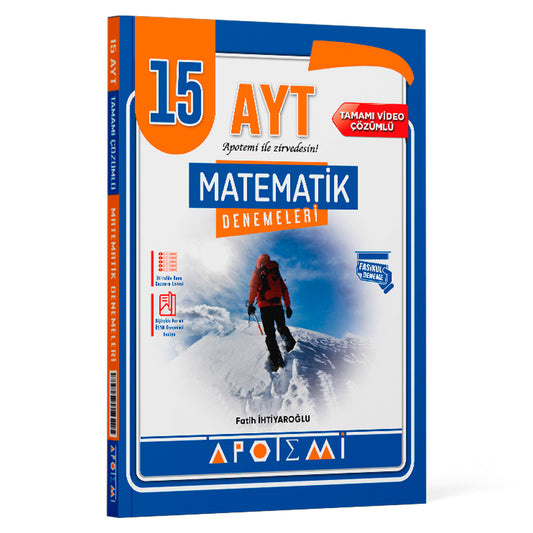 Apotemi Yayınları AYT Matematik 15 Li Deneme