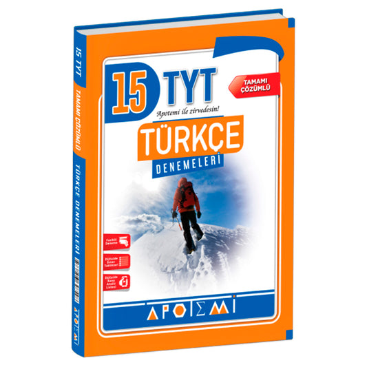 Apotemi Yayınları TYT 15'li Türkçe Deneme