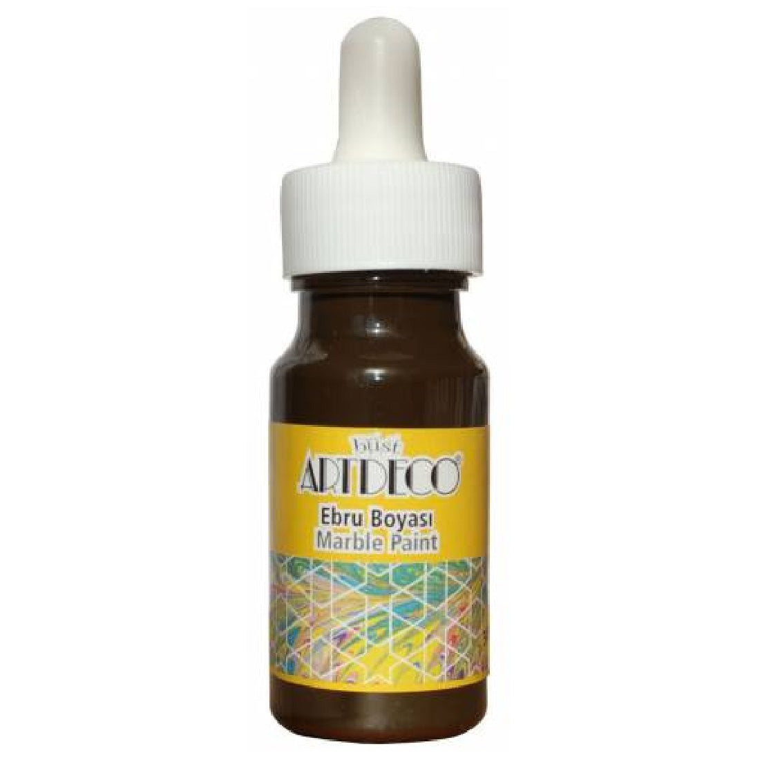 Ardeco 16 Kahverengi 30 ml Ebru Boyası - Ebru Sanatı ve Geleneksel Hobi Malzemesi