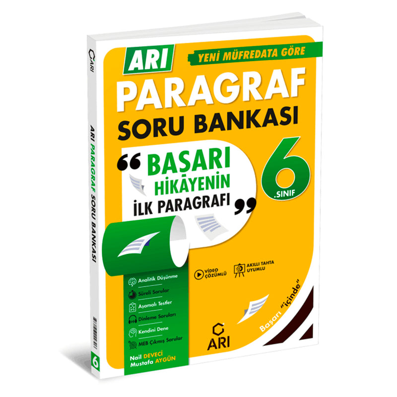 Arı Yayınları 6. Sınıf Paragraf Soru Bankası
