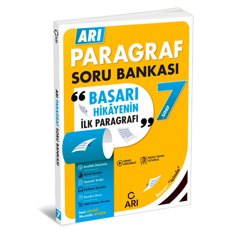 Arı Yayınları 7. Sınıf Paragraf Soru Bankası