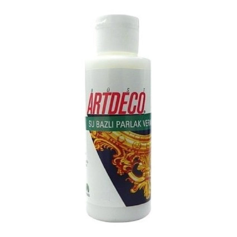 Artdeco 140 ml. Su Bazlı Parlak Vernik - Sanat ve Hobi Malzemeleri Koruyucu Verniği