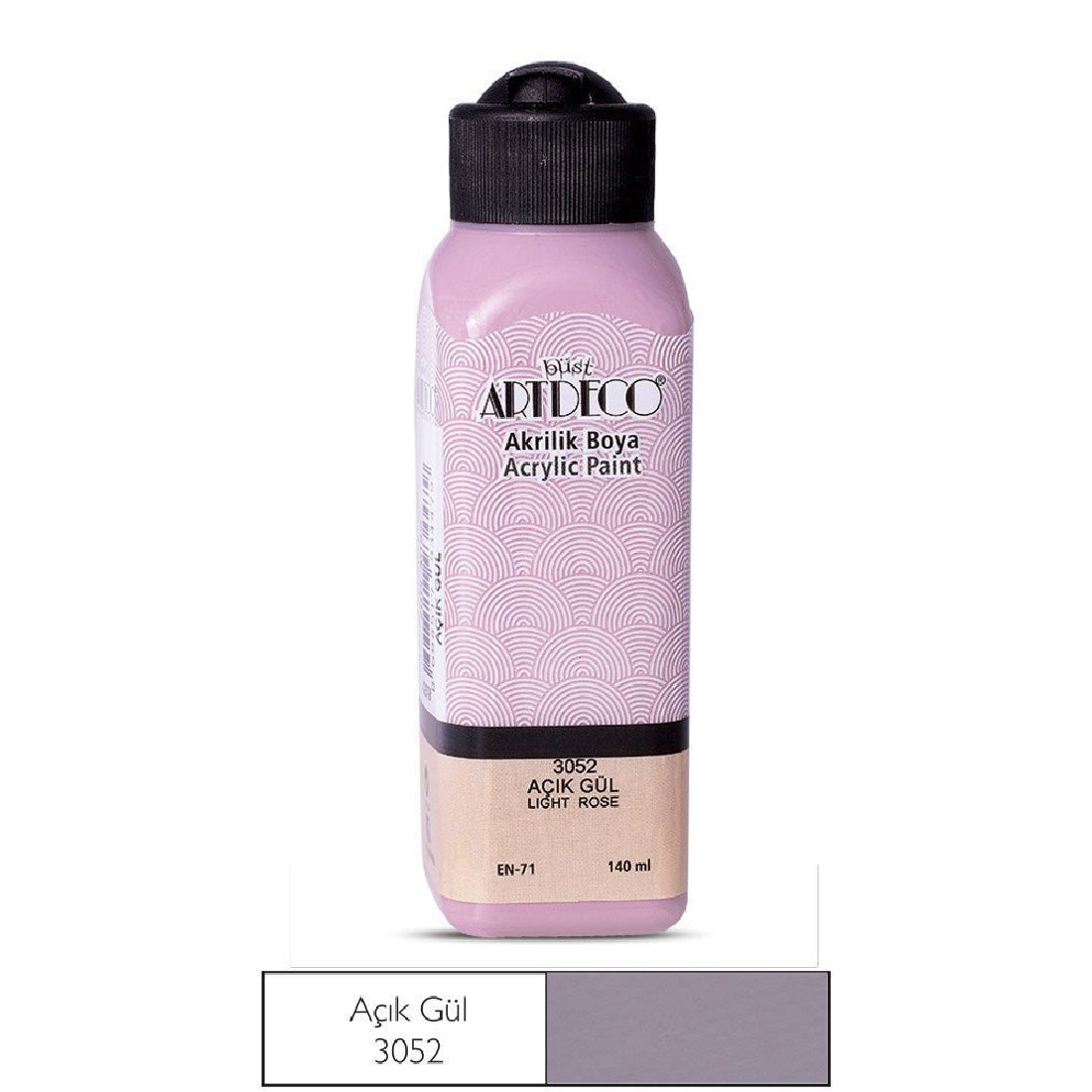 Artdeco Açık Gül 140ml Akrilik Boya - Sanatçı, Hobi ve Tuval Resim Boyası