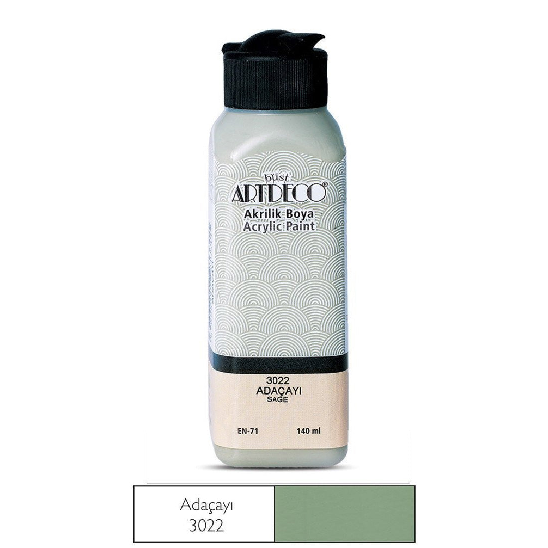 Artdeco Adaçayı 140ml Akrilik Boya - Sanatsal Resim ve Hobi Boyası
