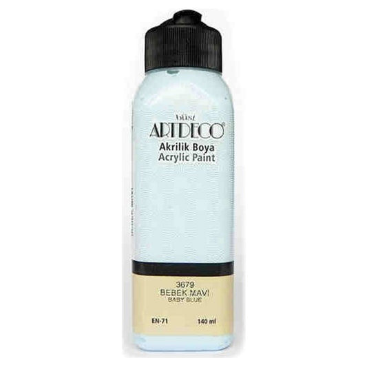 Artdeco Bebek Mavi 140ml Akrilik Boya - Sanatsal Resim ve Hobi Boyası