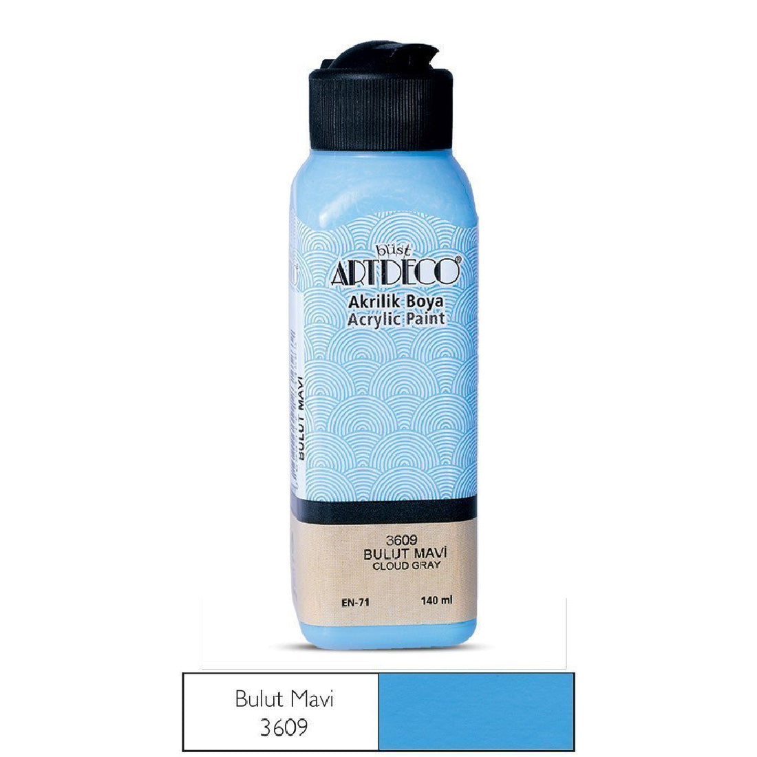 Artdeco Bulut Mavi 140ml Akrilik Boya - Sanat, Hobi ve Tuval Boyası