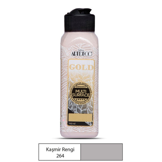Artdeco Gold Multi-Surface 140 Ml. Kaşmir Rengi Akrilik Boya - Sanatsal Hobi ve Dekorasyon Boyası