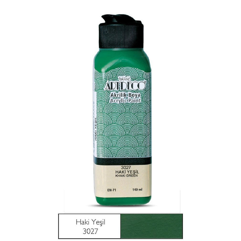 Artdeco Haki Yeşil 140ml Akrilik Boya - Sanat, Resim ve Hobi Boyası