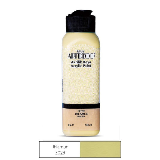 Artdeco Ihlamur 140ml Akrilik Boya - Sanatsal Resim, Tuval ve Hobi Boyası