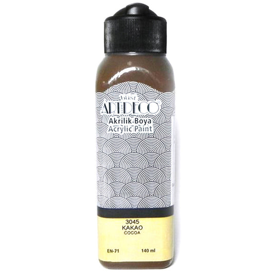 Artdeco Kakao 140ml Akrilik Boya - Tuval, Resim ve Sanat Hobi Boyası