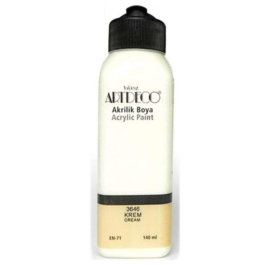 Artdeco Krem 140ml Akrilik Boya - Sanatsal Resim ve Hobi Boyası