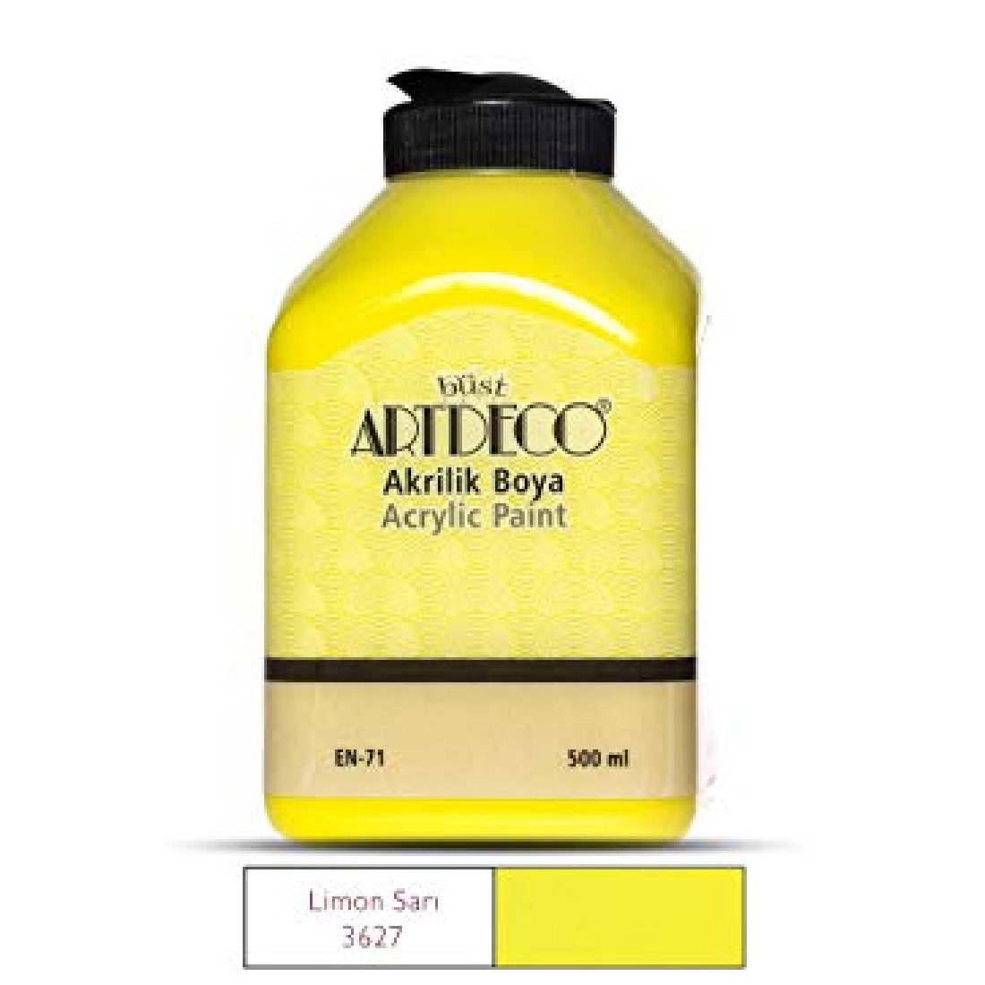 Artdeco Limon Sarı 500 ml Akrilik Boya 3627