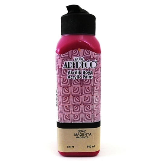 Artdeco Magenta 140ml Akrilik Boya - Tuval, Sanat ve Hobi Boyası