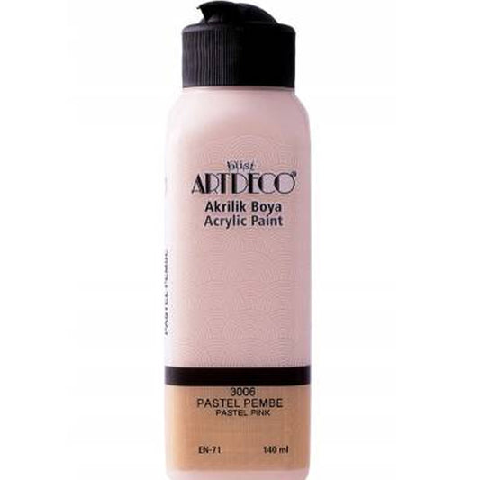 Artdeco Pastel Pembe 140ml Akrilik Boya - Sanat, Resim ve Hobi Boyası