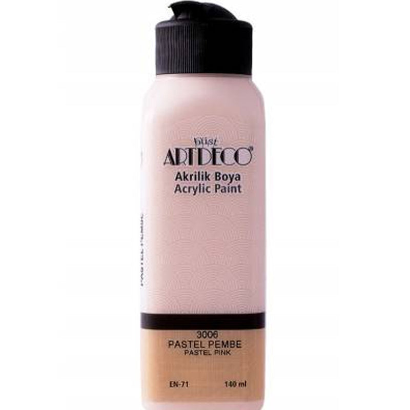 Artdeco Pastel Pembe 140ml Akrilik Boya - Sanat, Resim ve Hobi Boyası