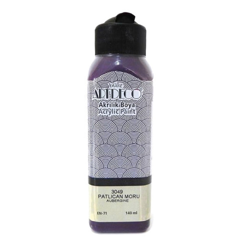 Artdeco Patlıcan Moru 140ml Akrilik Boya - Sanatsal Resim ve Hobi Boyası