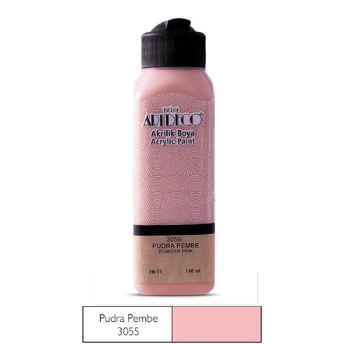Artdeco Pudra Pembe 140ml Akrilik Boya - Sanat, Hobi ve Tuval Boyası