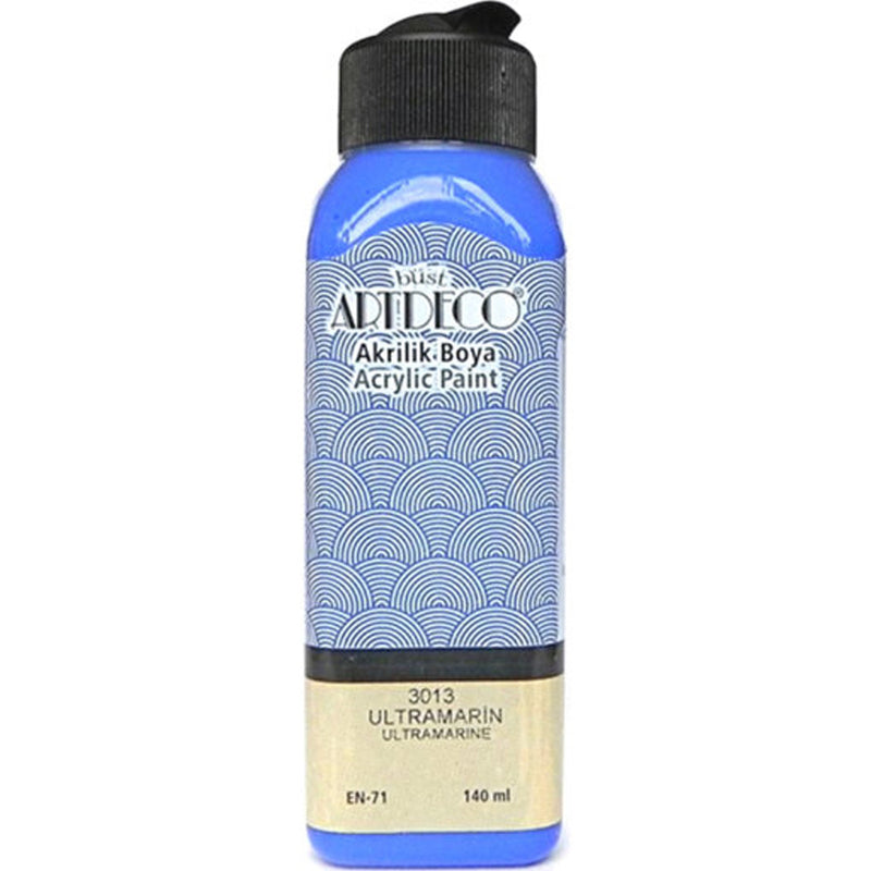 Artdeco Ultramarin 140ml Akrilik Boya - Sanat, Hobi ve Profesyonel Resim Boyası
