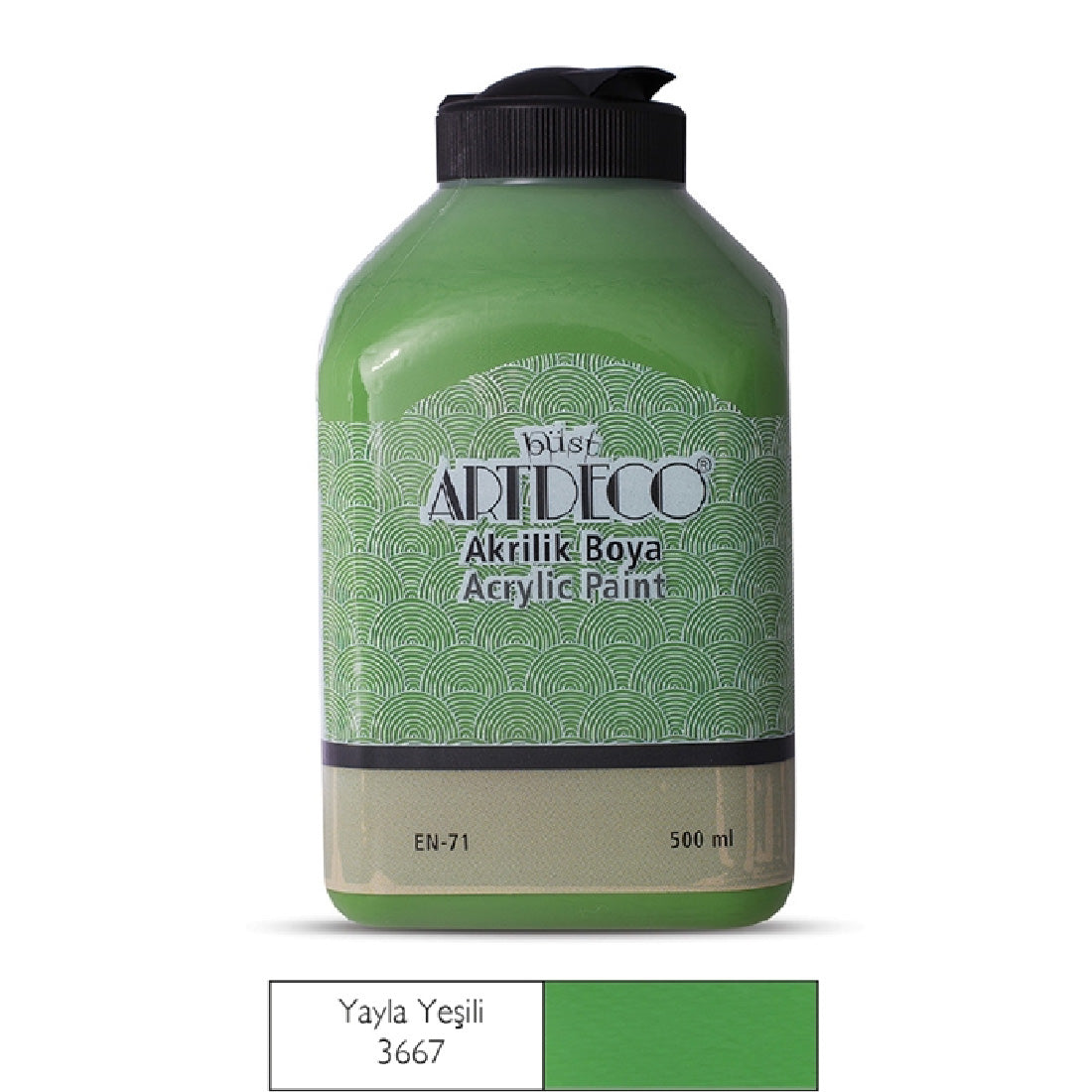 Artdeco Yayla Yeşili 500 ml Akrilik Boya - Sanat, Hobi ve Tuval Boyası