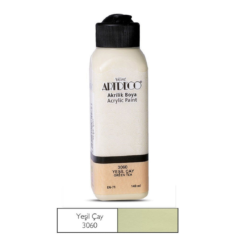 Artdeco Yeşil Çay 140ml Akrilik Boya - Sanat, Resim ve Hobi Boyası