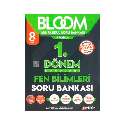 Artıbir Yayınları 8. Sınıf Fen Bilimleri BLOOM 1. Dönem Soru Bankası