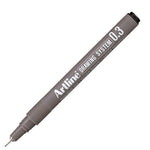 Artline 0.3 mm Siyah Çizim Kalemi 233