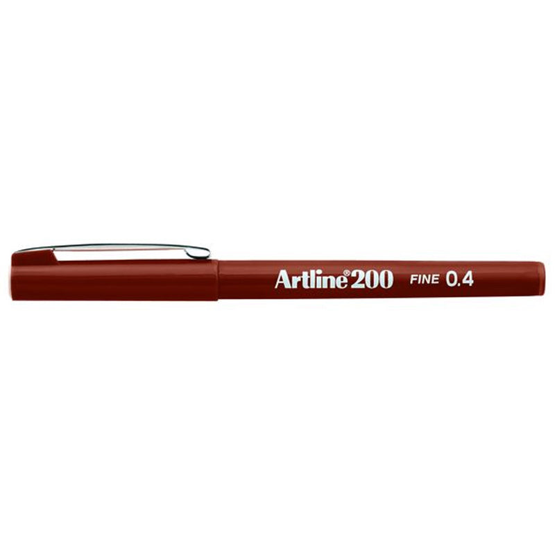 Artline 0.4 mm Koyu Kahve 200 Fineliner Kalem