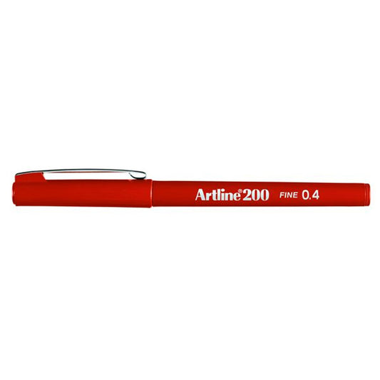 Artline 0.4 mm Koyu Kırmızı 200 Fineliner Kalem