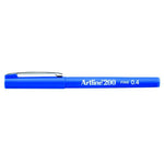 Artline 0.4 mm Mavi 200 Fineliner Kalem