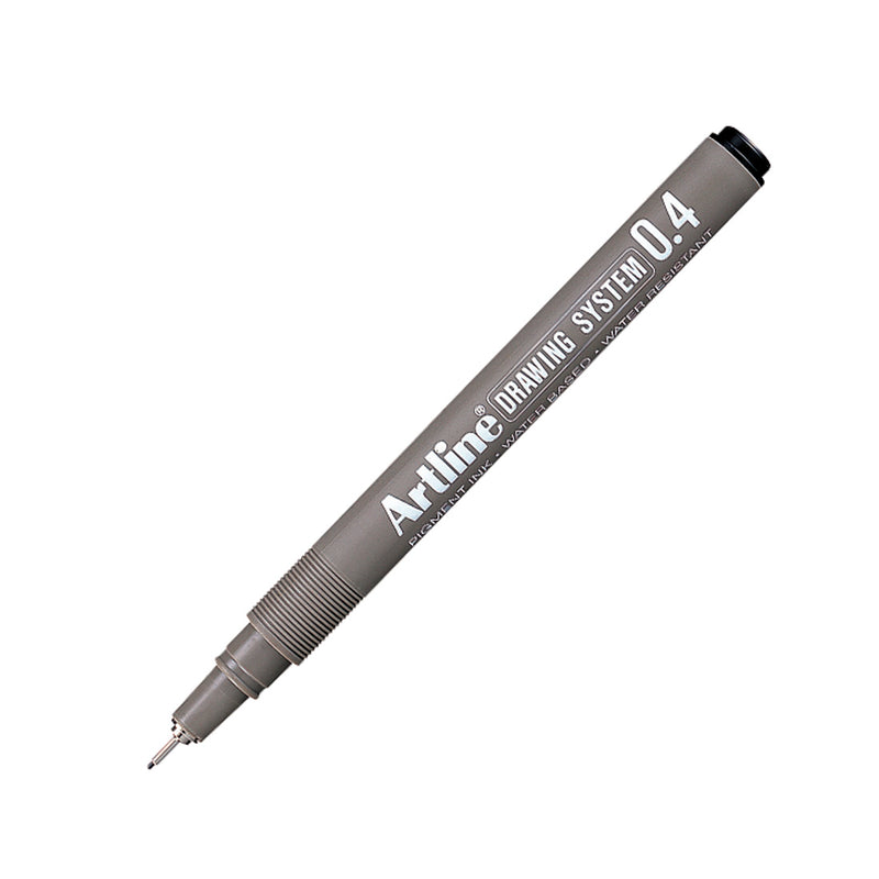Artline 0.4 mm Siyah Çizim Kalemi - Eskiz ve Sanatsal Çizim Kalemi