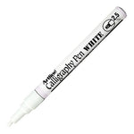 Artline 2.5 mm Beyaz Kaligrafi Kalemi - Sanatsal Çizim ve Yazı Sanatı Kalemi
