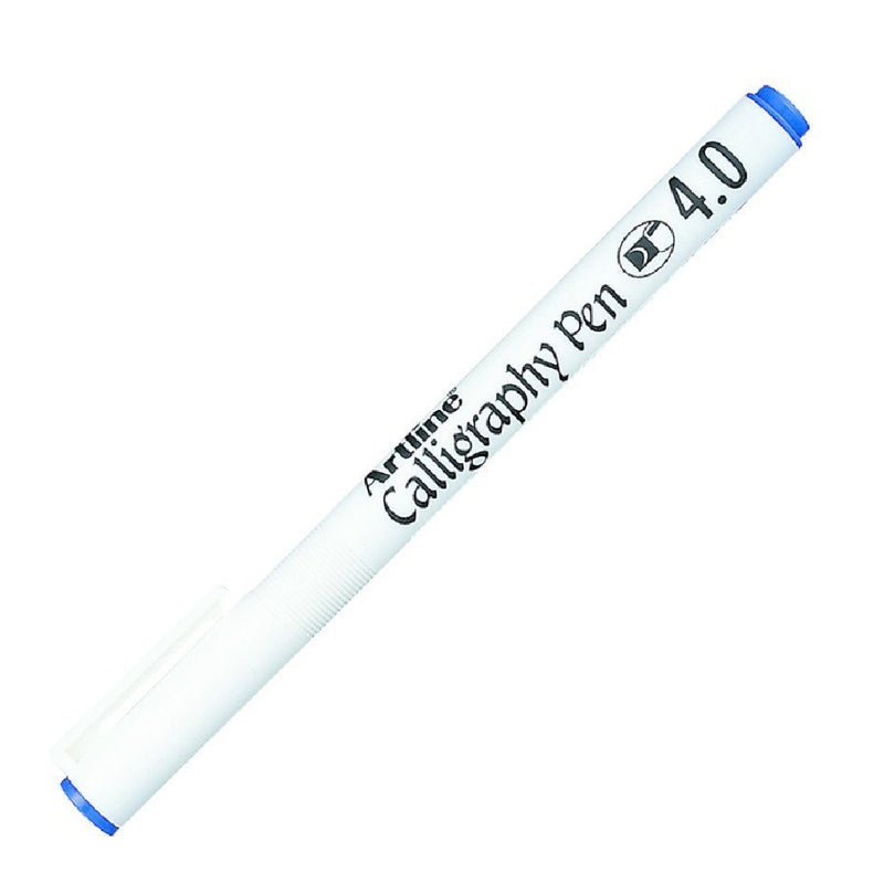 Artline 4.0 mm Mavi Kaligrafi Kalemi - Hat Sanatı, Sanatsal Çizim ve Yazı Kalemi