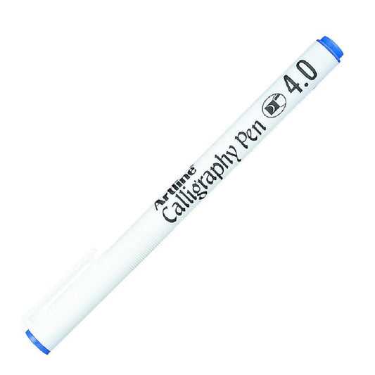 Artline 4.0 mm Mavi Kaligrafi Kalemi - Hat Sanatı, Sanatsal Çizim ve Yazı Kalemi