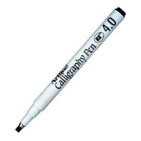 Artline 4.0 mm Siyah Kaligrafi Kalemi - Hat Sanatı ve Çizim Kalemi