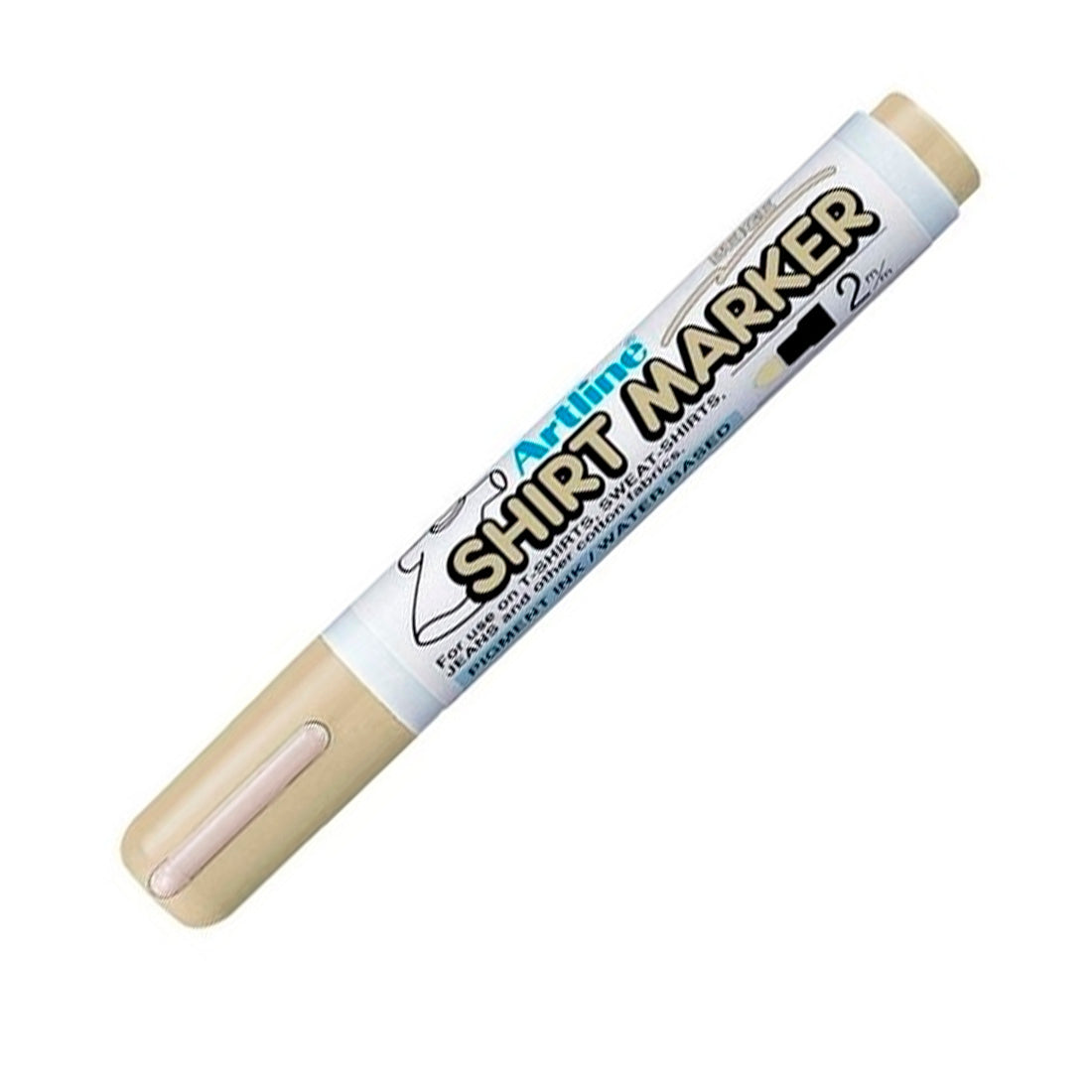 Artline Kumaş Marker Kalem 2 mm Bej - Tekstil, Tişört ve Kumaş Boyama Kalemi