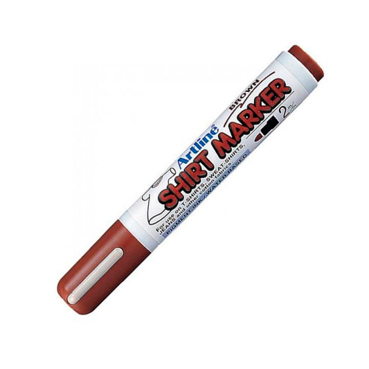 Artline Shirt 2 mm Kahverengi Marker Kalem - Kumaş Boyama, Tekstil ve Tişört Kalemi