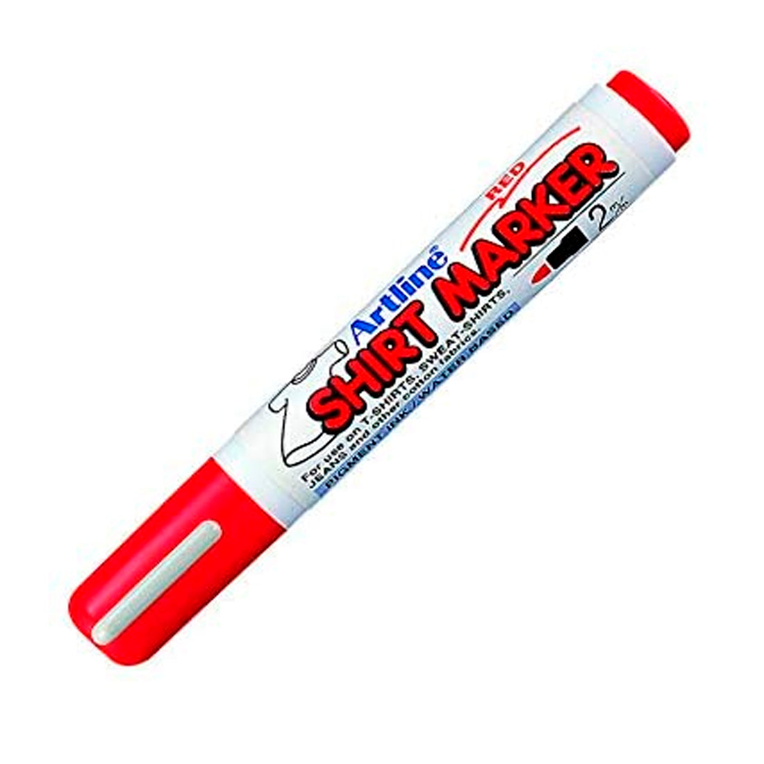 Artline Shirt 2 mm Kırmızı Marker Kalem - Kumaş Boyama, Tekstil ve Sanatsal Hobi Kalemi